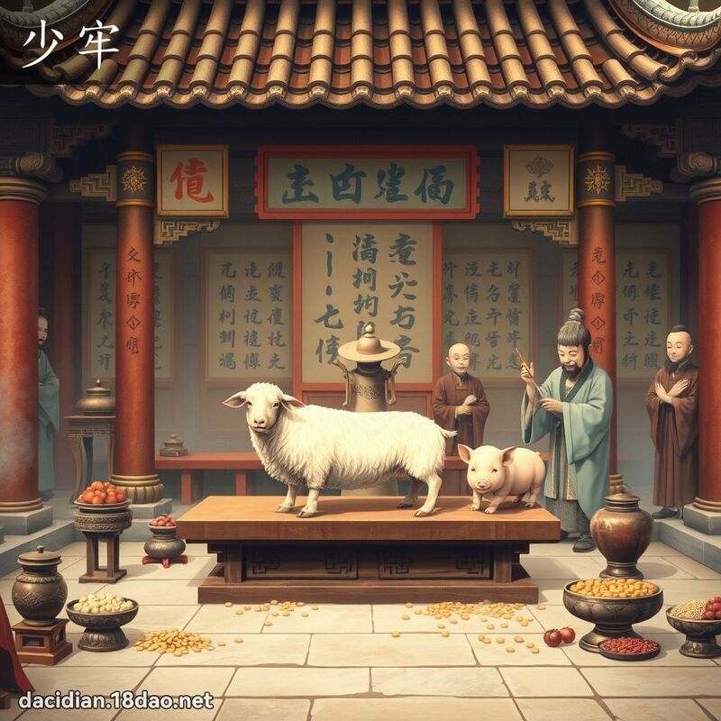 少牢 - 國語大辭典配圖