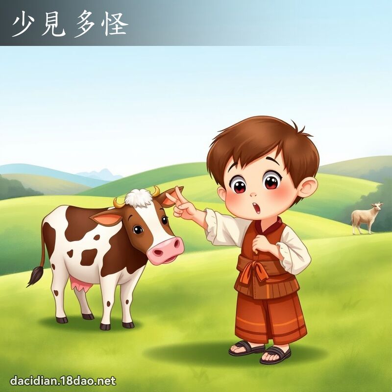 少见多怪 - 国语大辞典配图