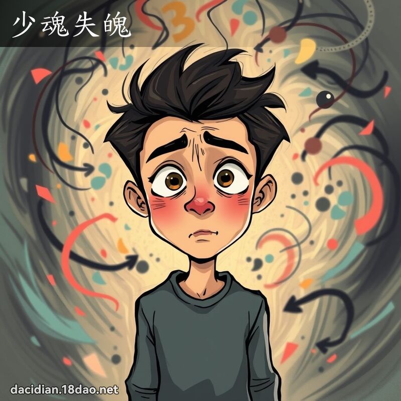 少魂失魄 - 國語大辭典配圖