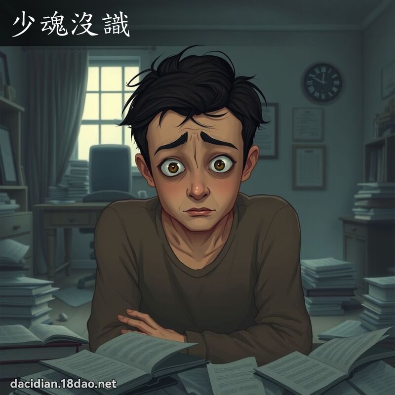 少魂没识 - 国语大辞典配图