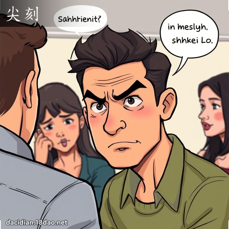 尖刻 - 國語大辭典配圖