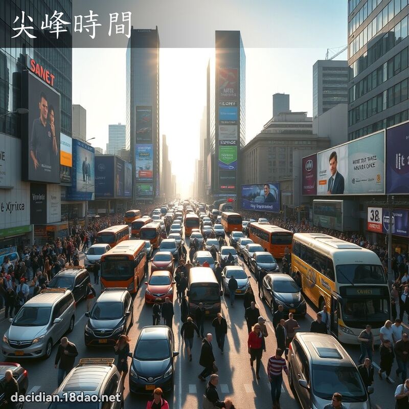 尖峰时间 - 国语大辞典配图