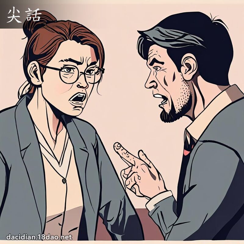 尖话 - 国语大辞典配图