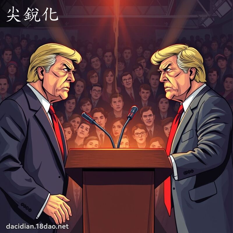 尖锐化 - 国语大辞典配图