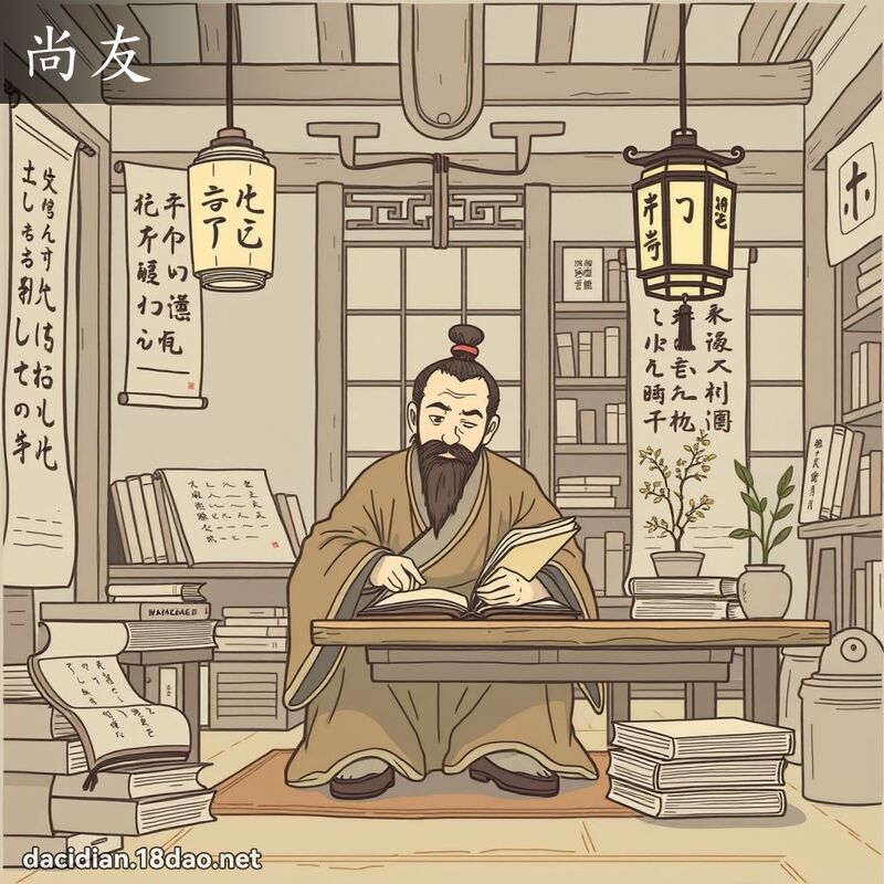 尚友 - 國語大辭典配圖