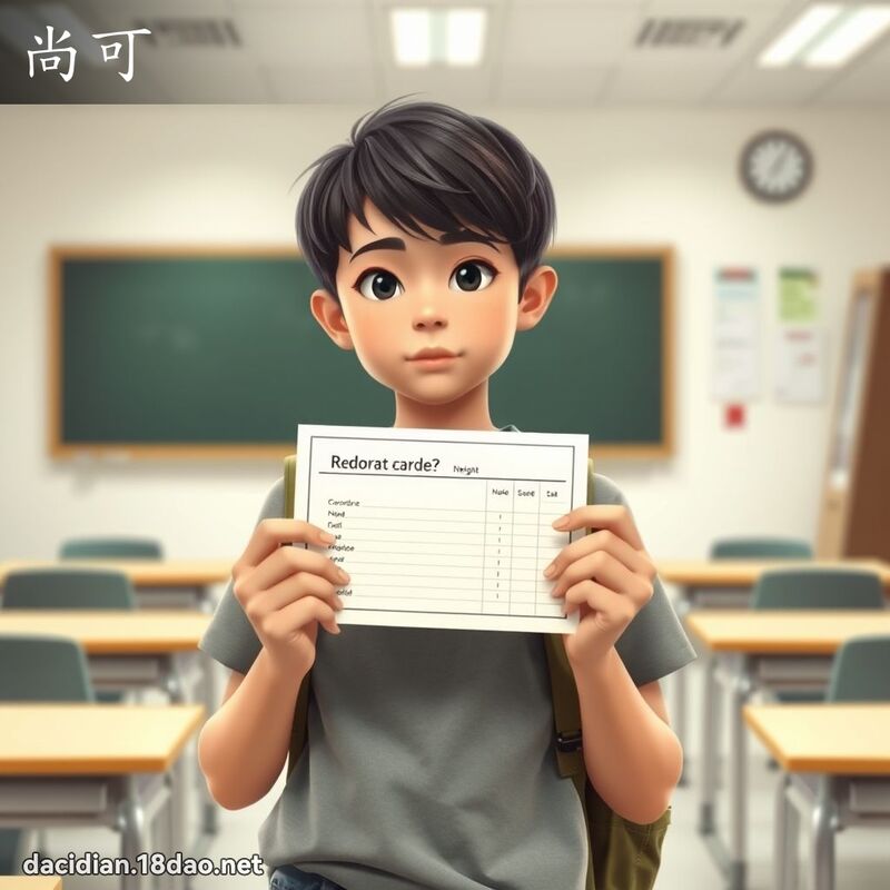 尚可 - 國語大辭典配圖
