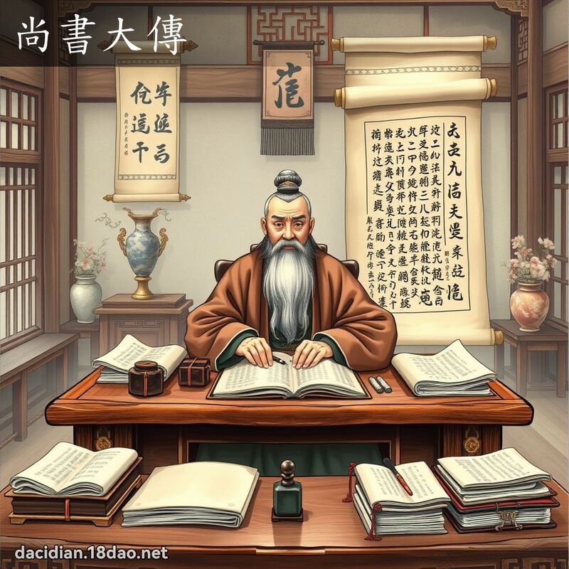 尚書大傳 - 國語大辭典配圖