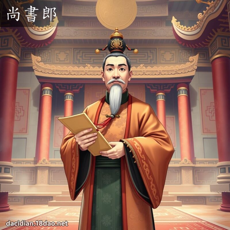 尚書郎 - 國語大辭典配圖