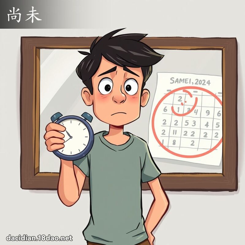 尚未 - 國語大辭典配圖