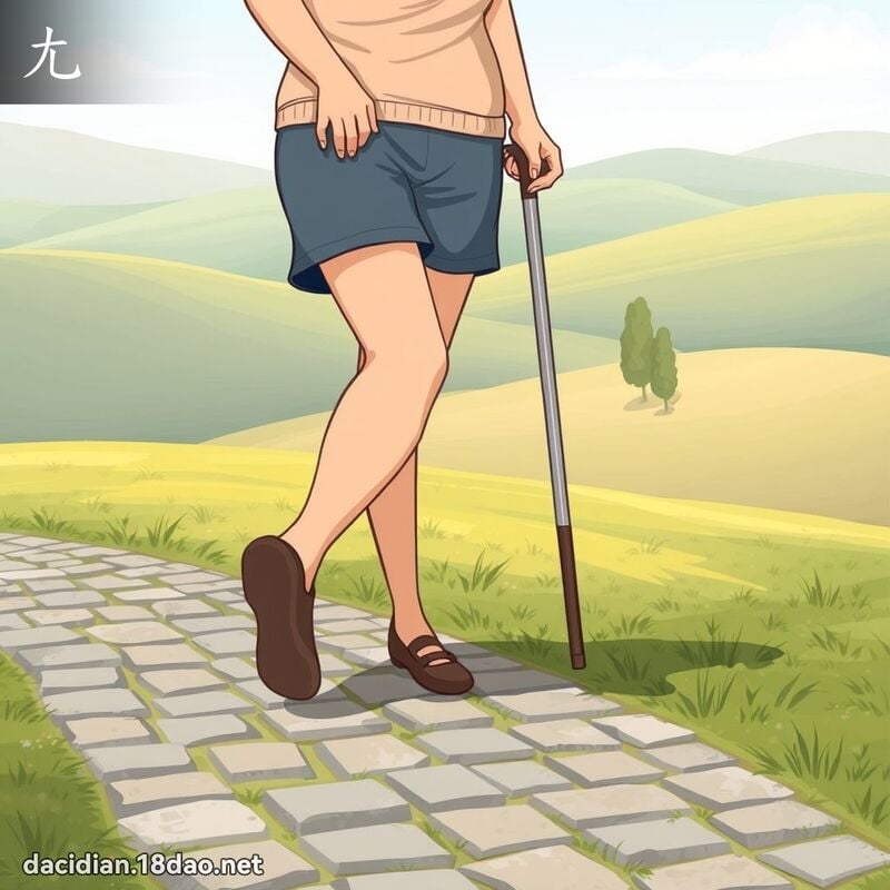 尢 - 國語大辭典配圖