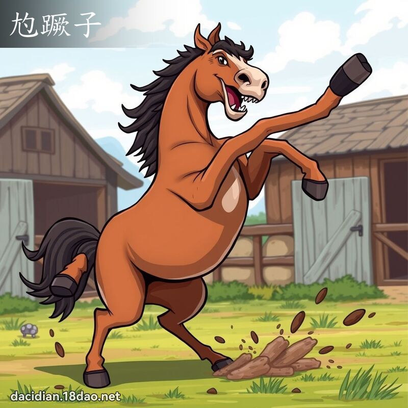尥蹶子 - 國語大辭典配圖