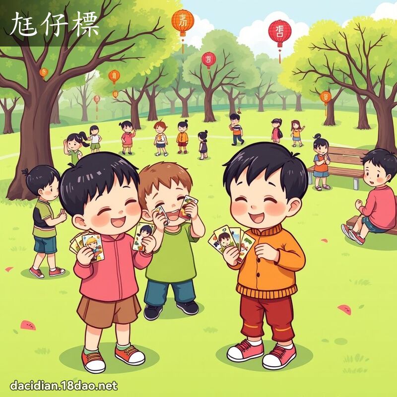 尪仔標 - 國語大辭典配圖