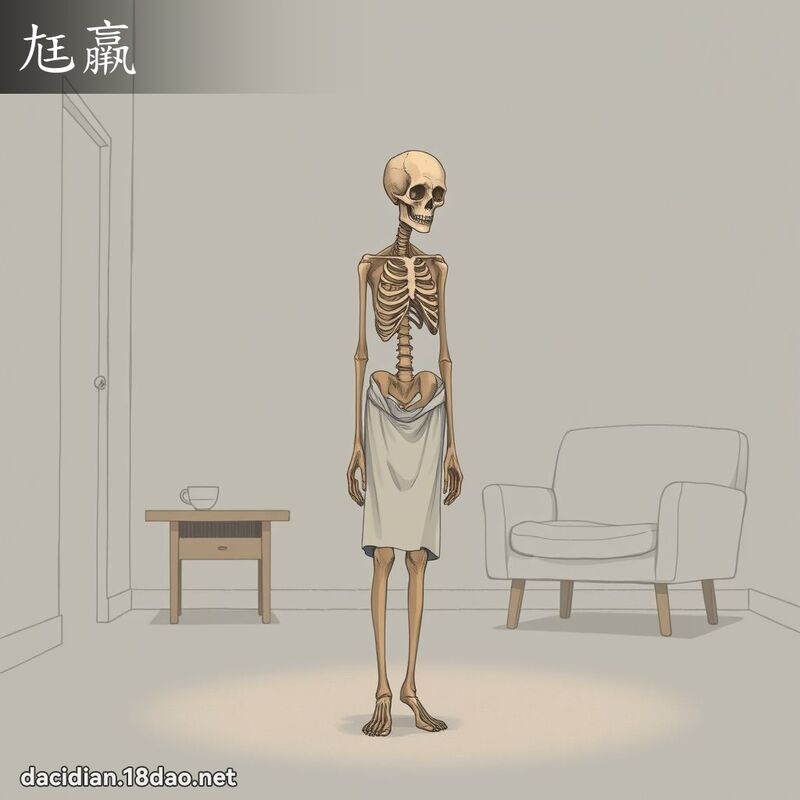 尪羸 - 國語大辭典配圖