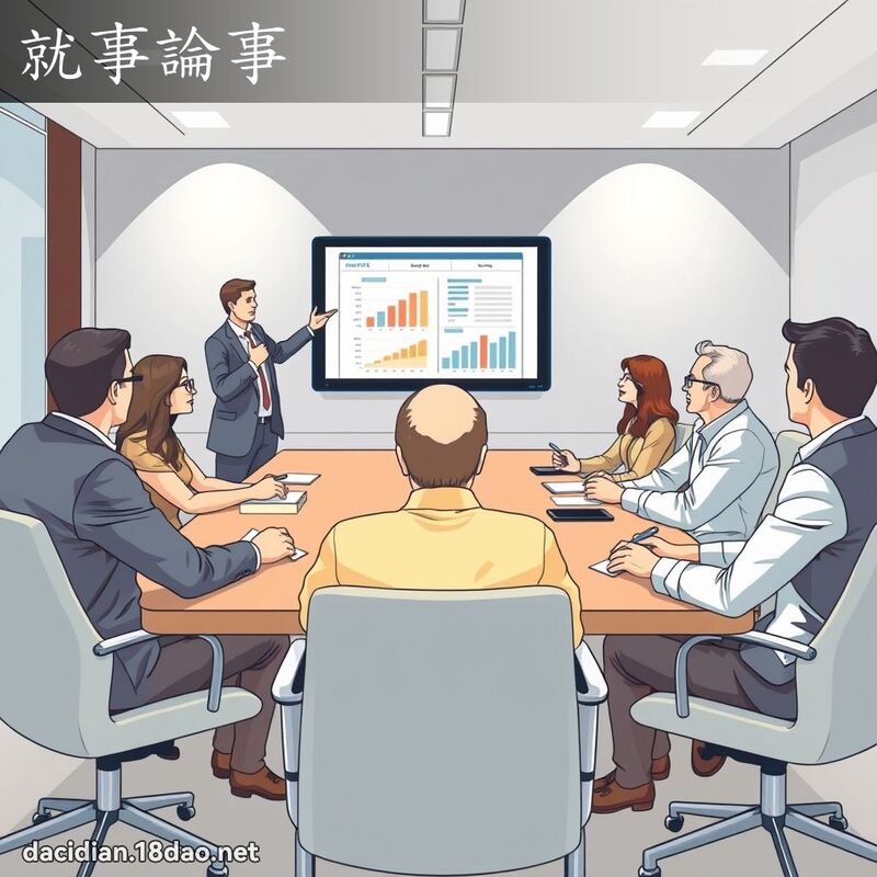 就事論事 - 國語大辭典配圖