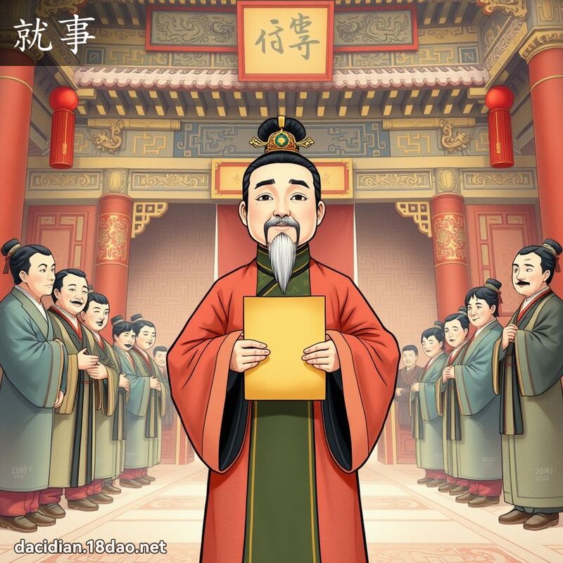 就事 - 國語大辭典配圖