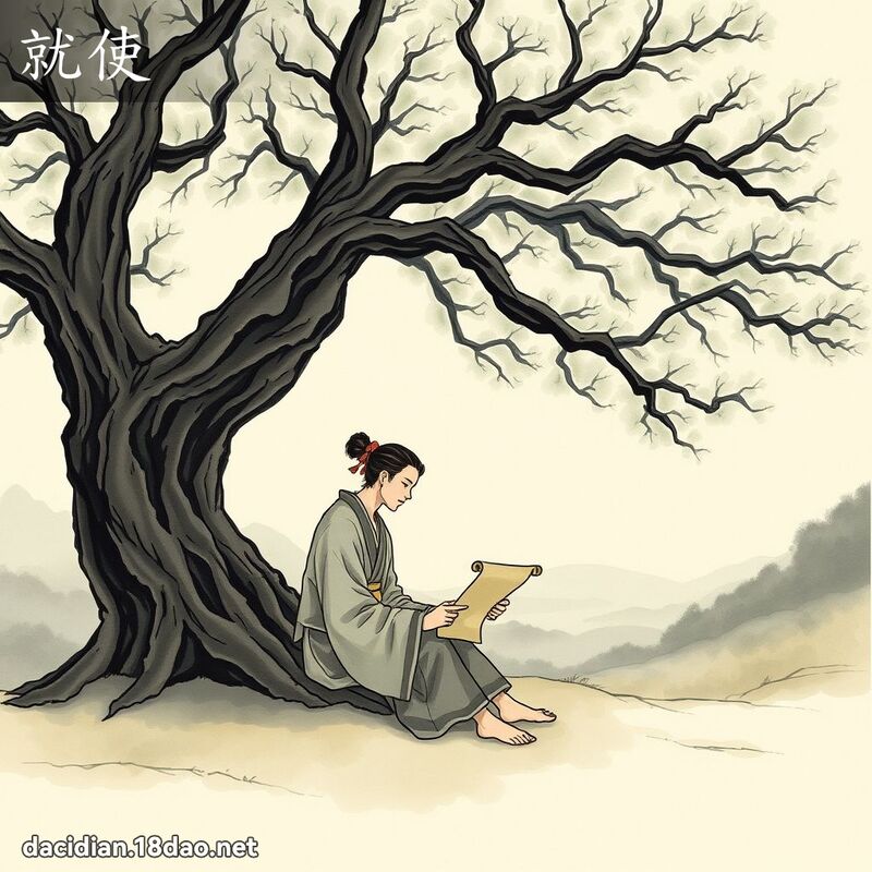 就使 - 国语大辞典配图