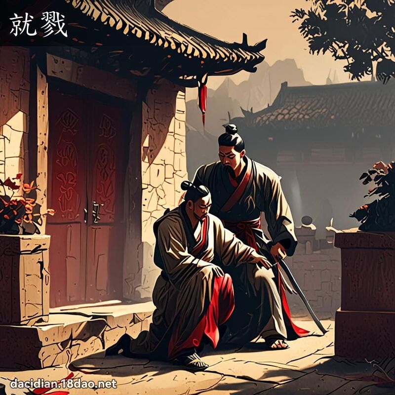 就戮 - 国语大辞典配图