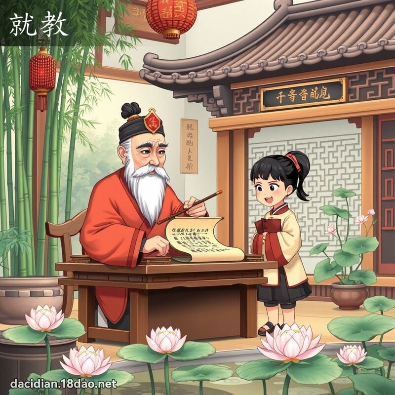 就教 - 国语大辞典配图
