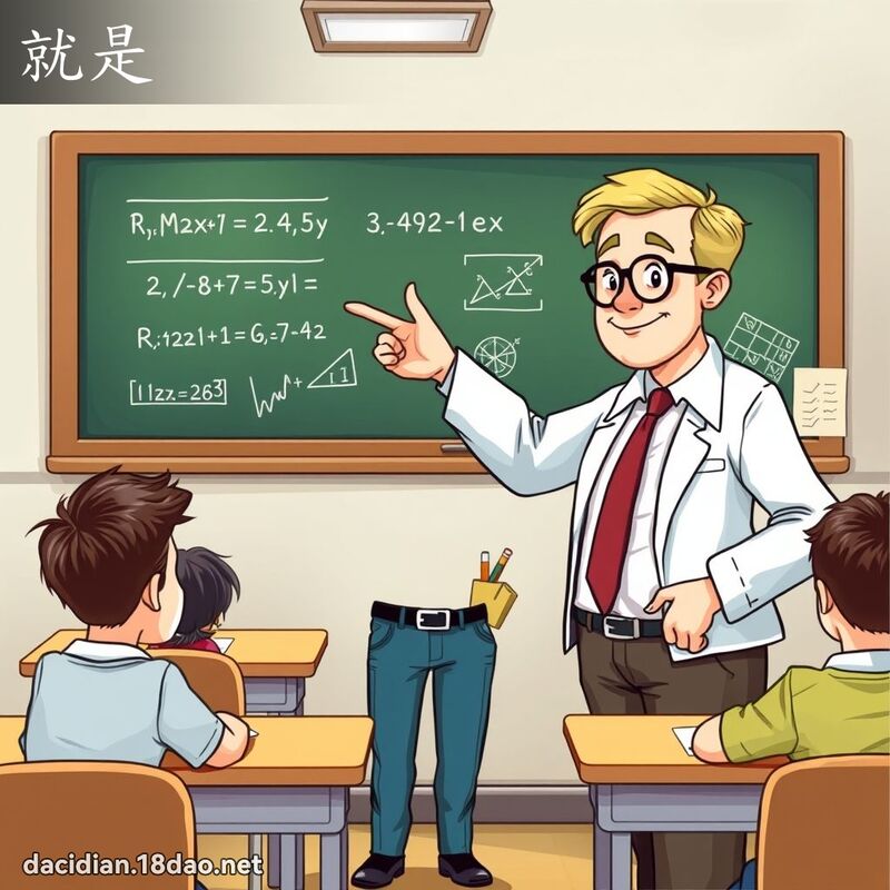 就是 - 国语大辞典配图