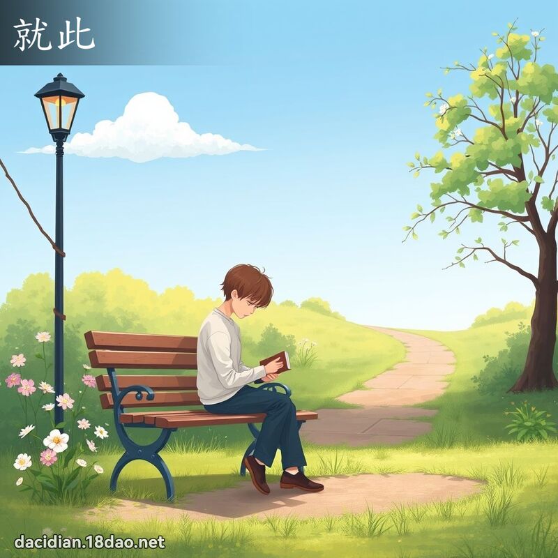 就此 - 國語大辭典配圖