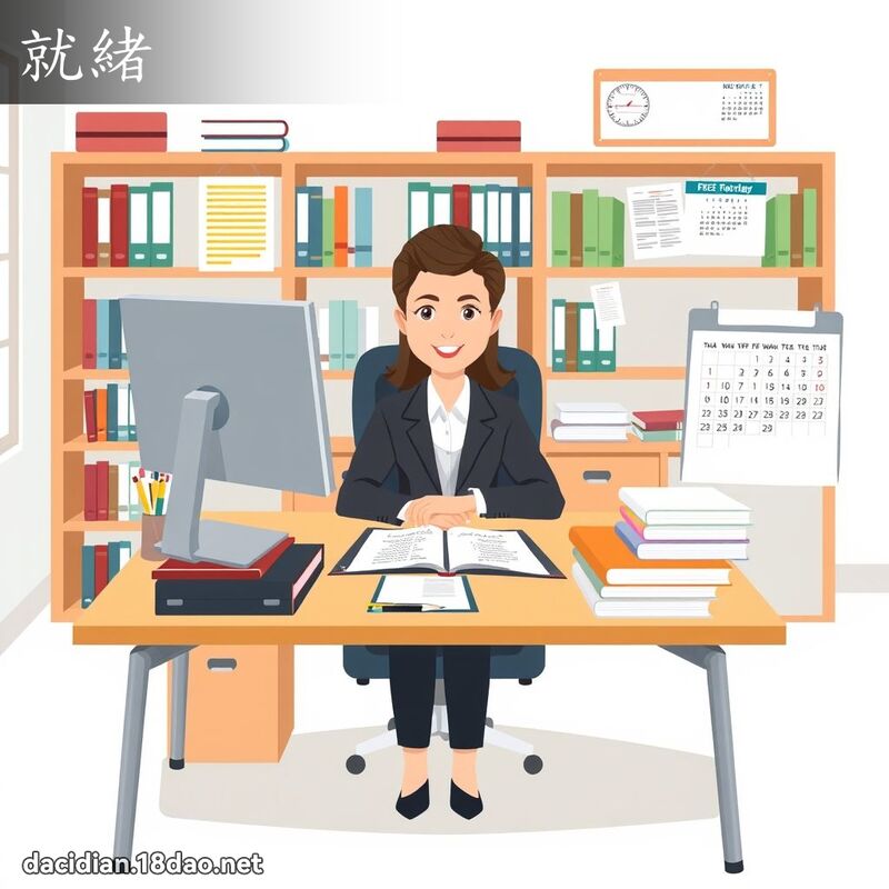 就绪 - 国语大辞典配图