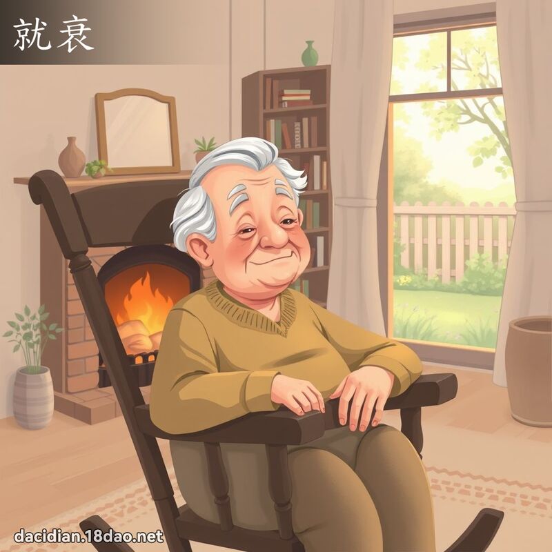 就衰 - 国语大辞典配图