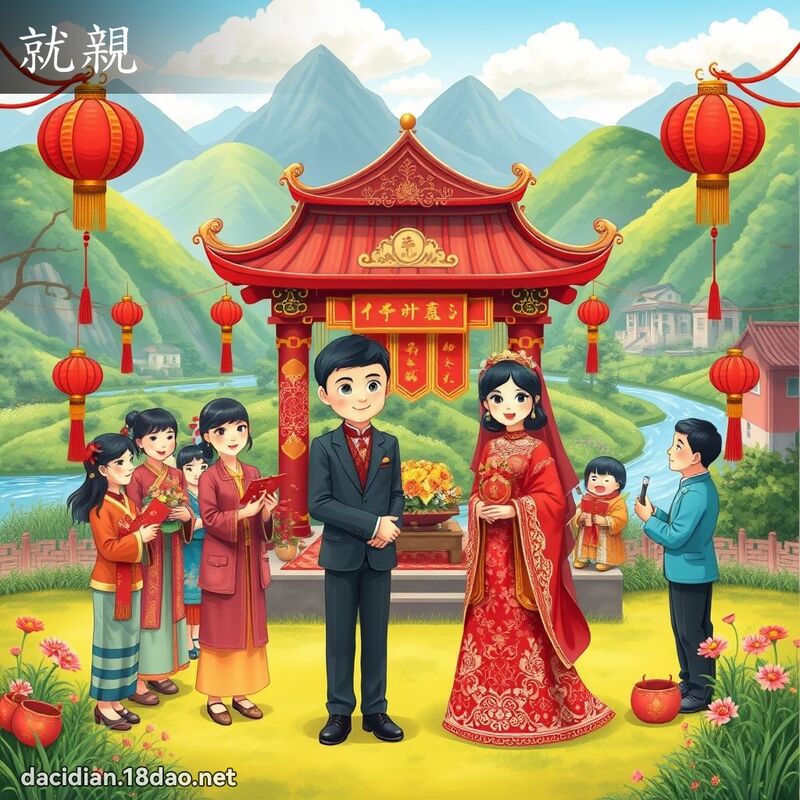 就親 - 國語大辭典配圖