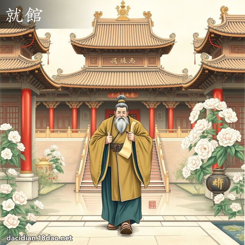 就馆 - 国语大辞典配图
