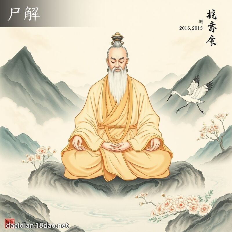 尸解 - 国语大辞典配图