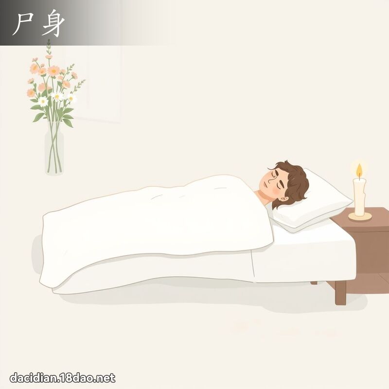 尸身 - 國語大辭典配圖
