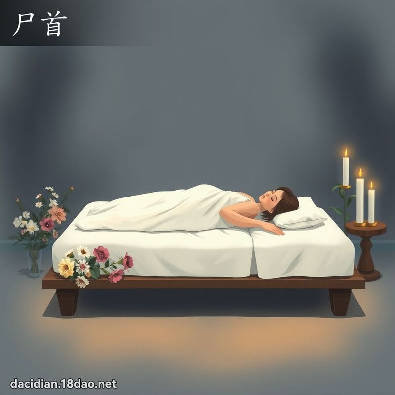 尸首 - 國語大辭典配圖