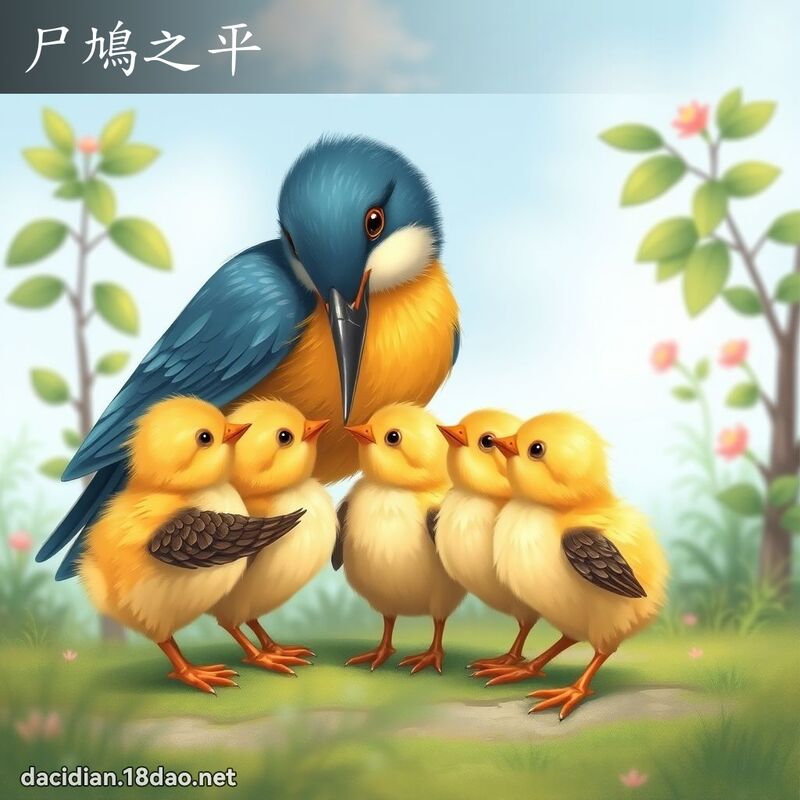 尸鳩之平 - 國語大辭典配圖