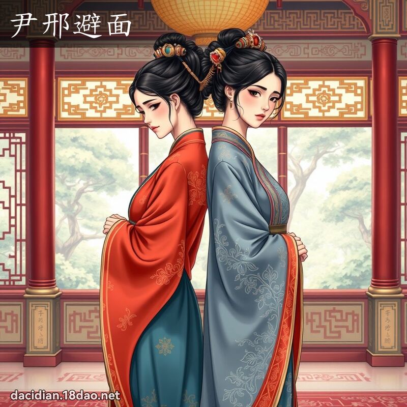 尹邢避面 - 國語大辭典配圖