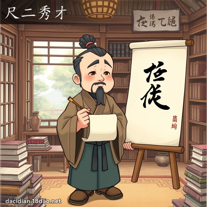 尺二秀才 - 國語大辭典配圖