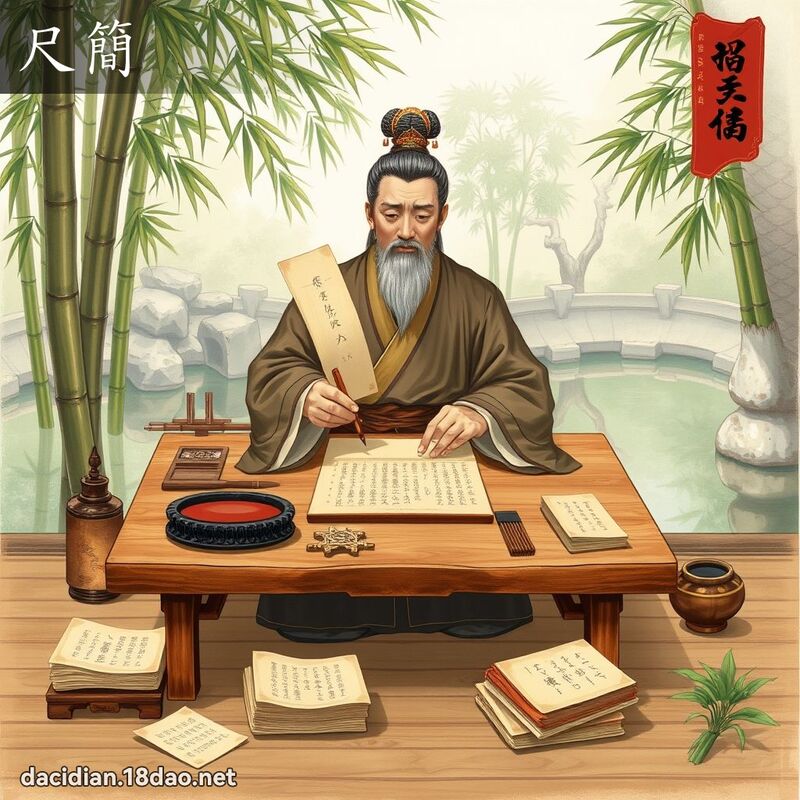 尺簡 - 國語大辭典配圖