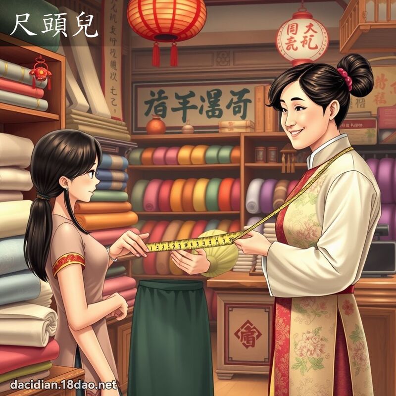 尺头儿 - 国语大辞典配图
