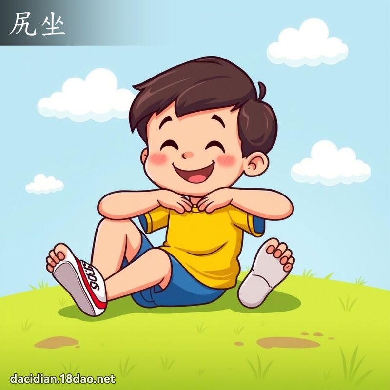 尻坐 - 國語大辭典配圖