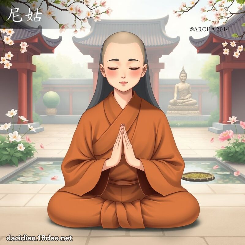 尼姑 - 國語大辭典配圖