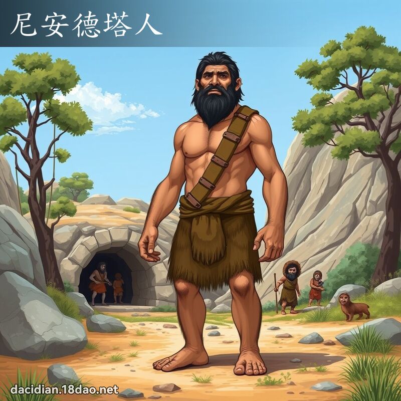 尼安德塔人 - 國語大辭典配圖