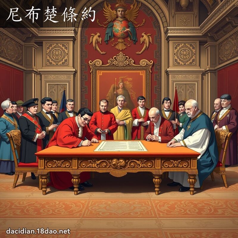 尼布楚條約 - 國語大辭典配圖
