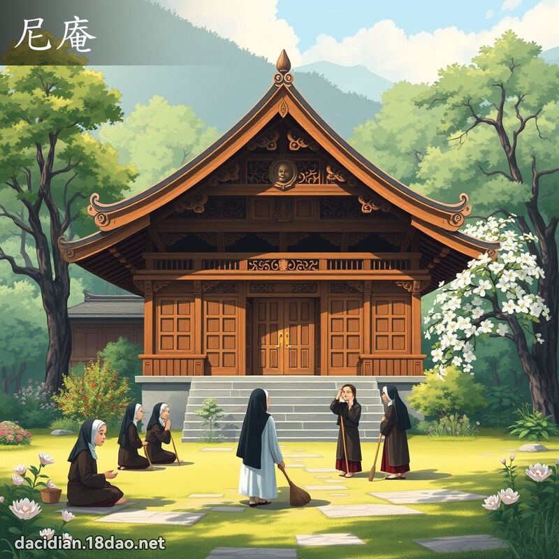 尼庵 - 國語大辭典配圖