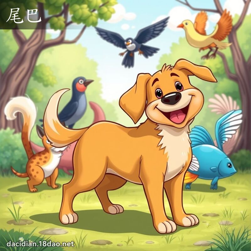 尾巴 - 国语大辞典配图