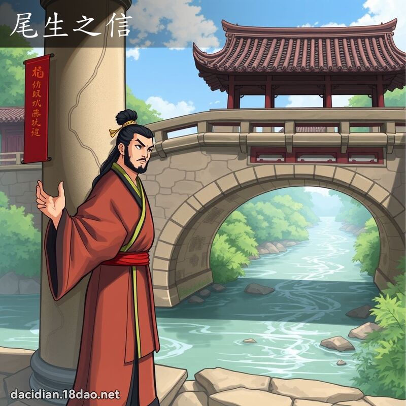 尾生之信 - 國語大辭典配圖
