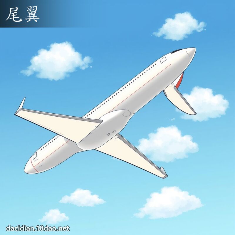 尾翼 - 國語大辭典配圖