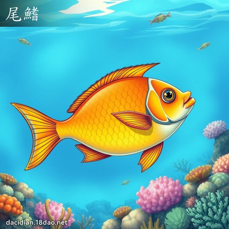 尾鰭 - 國語大辭典配圖