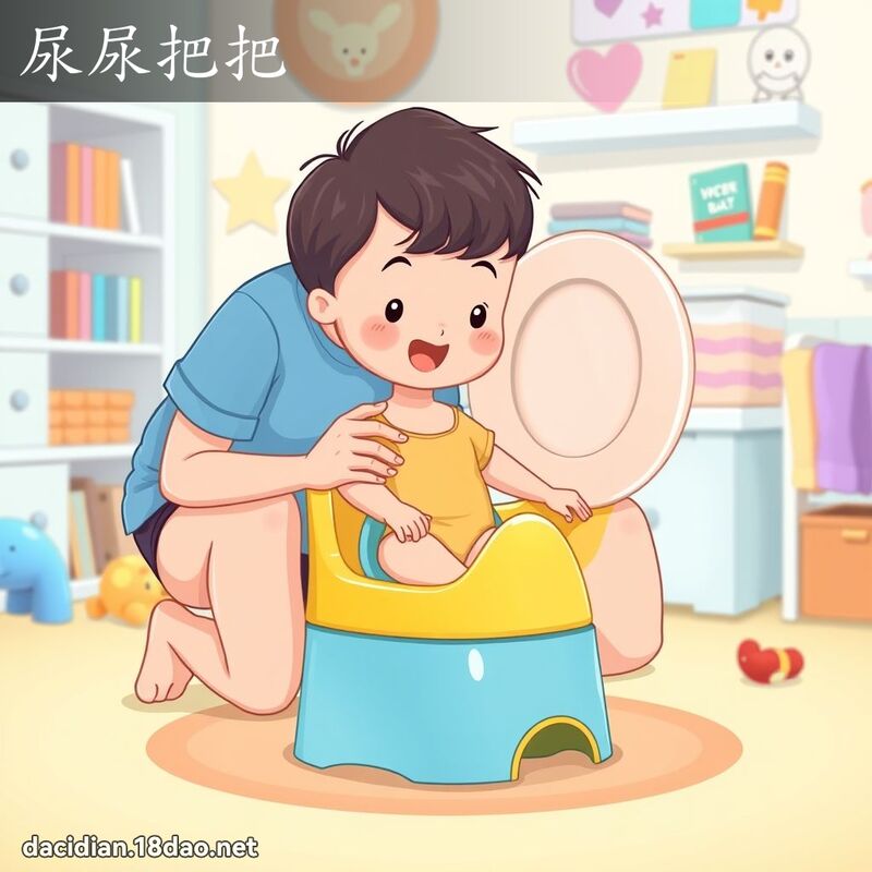 尿尿把把 - 國語大辭典配圖