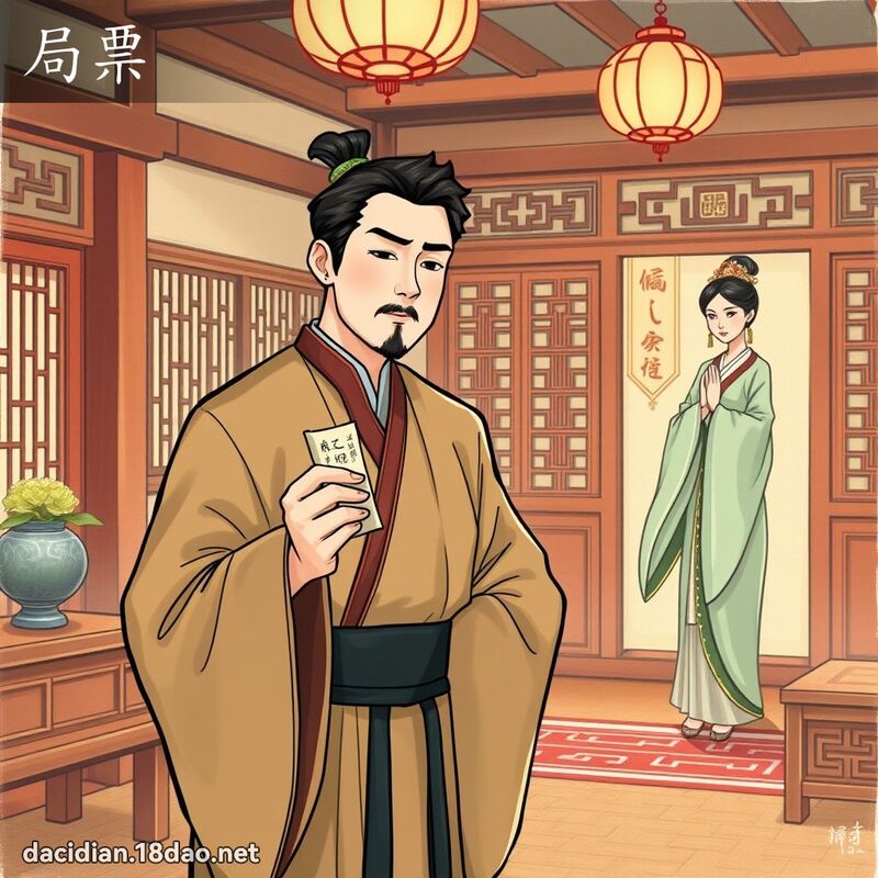 局票 - 国语大辞典配图