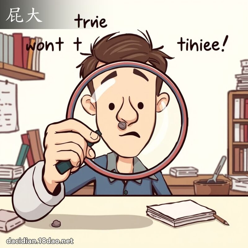 屁大 - 國語大辭典配圖