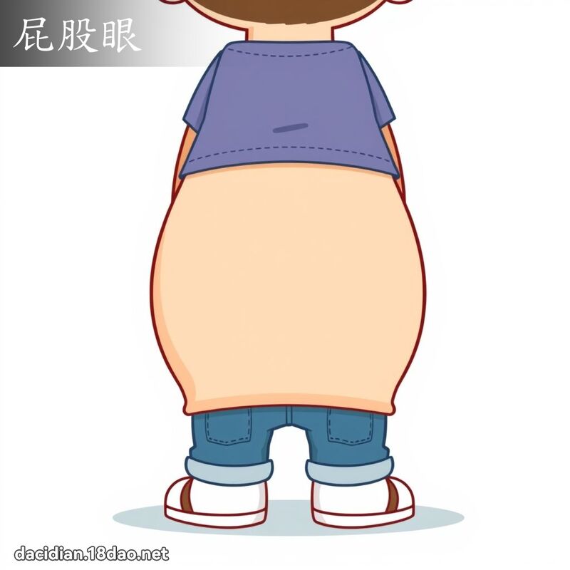 屁股眼 - 国语大辞典配图