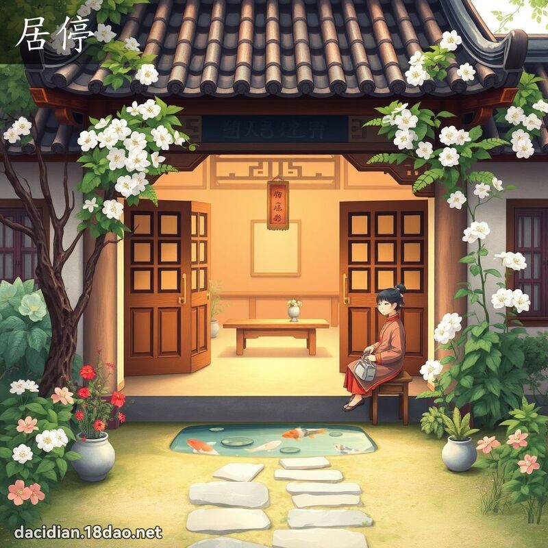 居停 - 國語大辭典配圖